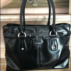TOD’s D Bag patent leather sachel